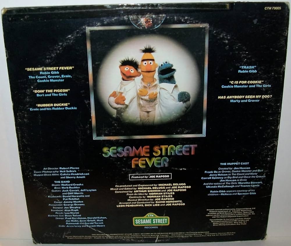 SESAME STREET FEVER レコード V.A / Sesame Street Fever (LP), Children's Television